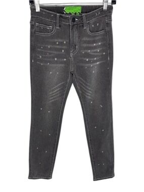 New Sandrine Rose X Free People Skinny Jeans in Polka Grey